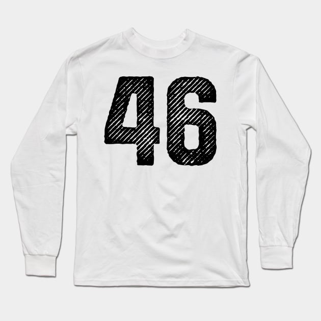 Forty Six 46 Long Sleeve T-Shirt by colorsplash